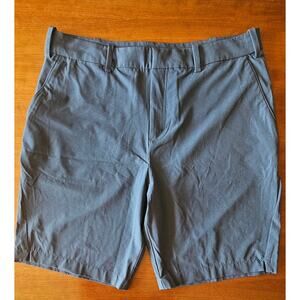 Coolibar Trek Hybrid Shorts, Walking, Hiking, Running, Blue UPF 50+ Mens Sz 40